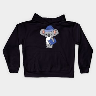 tired Koala Kids Hoodie